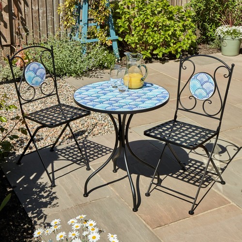 Bistro set mosaic - mosaic, patio