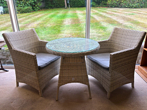 Outdoor rattan bistro set 2 - lg,