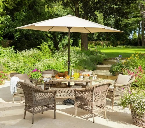 Garden rattan effect patio - rattan,