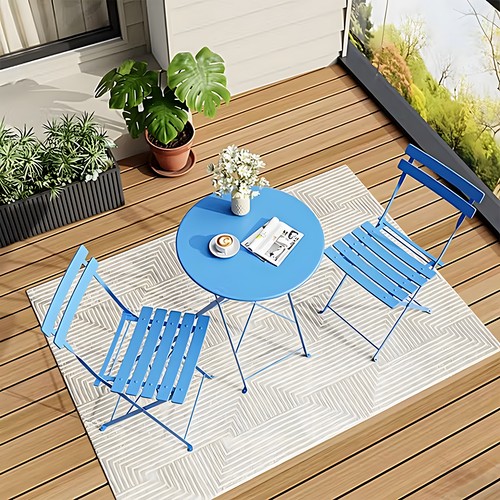 Folding bistro set - set, garden