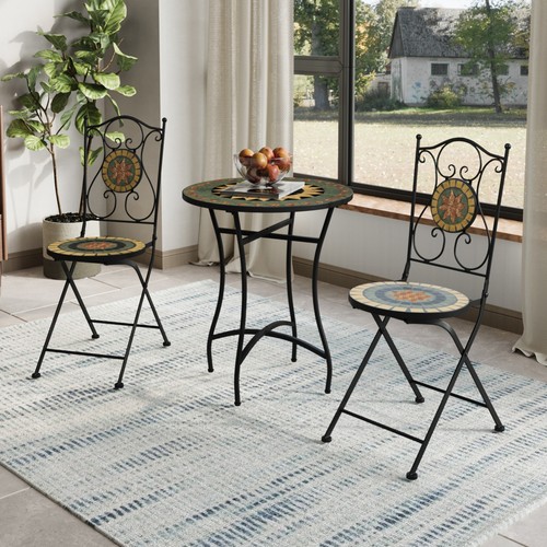 Outdoor mosaic bistro set - bistro,