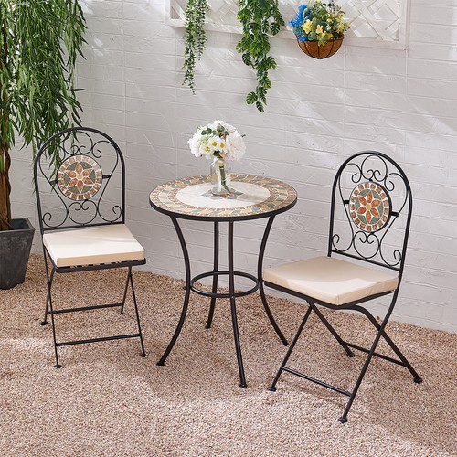 Mosaic bistro set garden table - bistro,