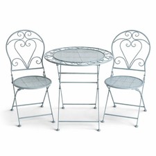 Garden Bistro Set Metal Patio