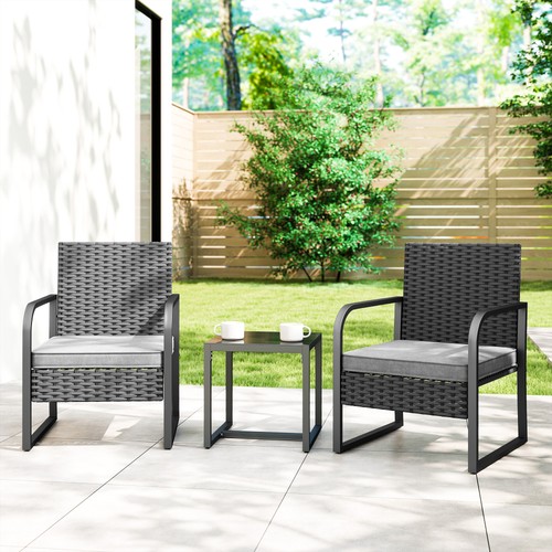 Rattan garden bistro - set,, 3