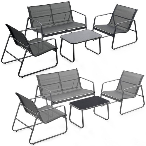 Piece garden set - 4, coffee