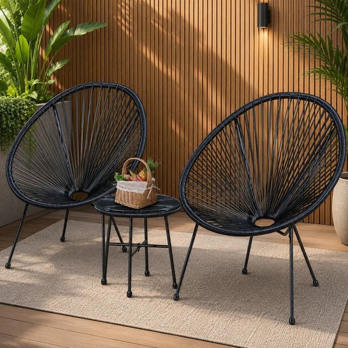 Bistro set egg - set, outdoor
