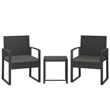 Outsunny Rattan Bistro Set, 3