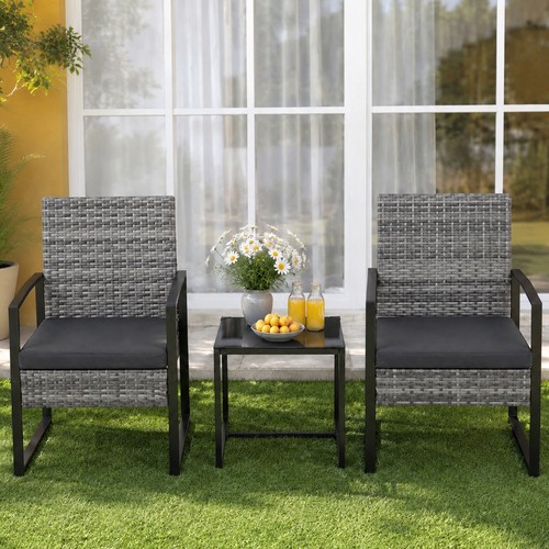 Piece rattan bistro set - piece,