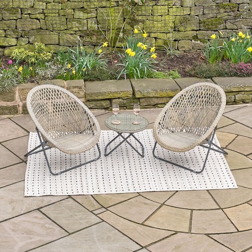 Tobs outdoor rattan bistro - rattan,