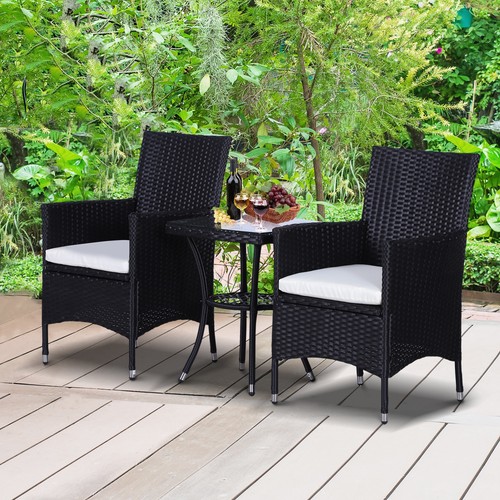 3pc rattan furniture bistro - furniture,