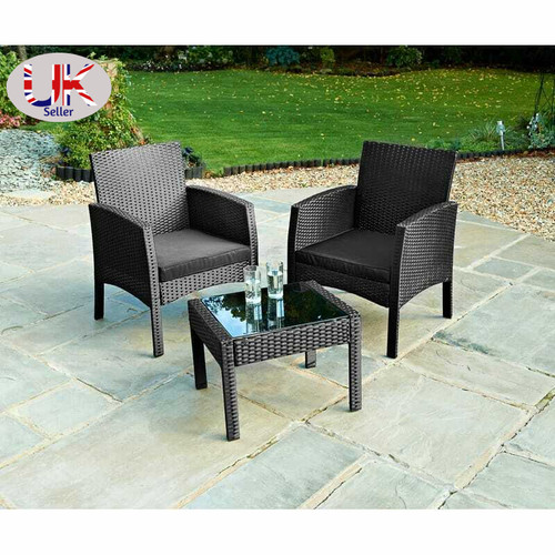 Rattan armchair bistro set - rattan,