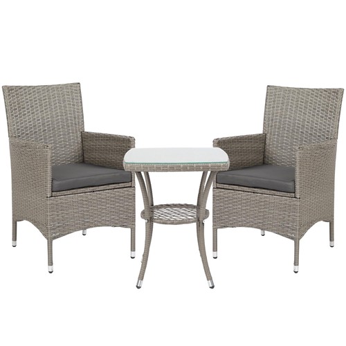 Pieces rattan bistro set - 3,