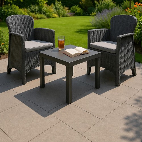 3pc rattan bistro set - bistro, outdoor