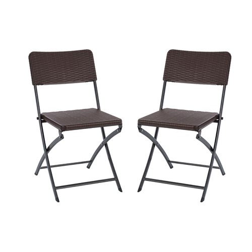 2pc patio bistro chair set - patio,