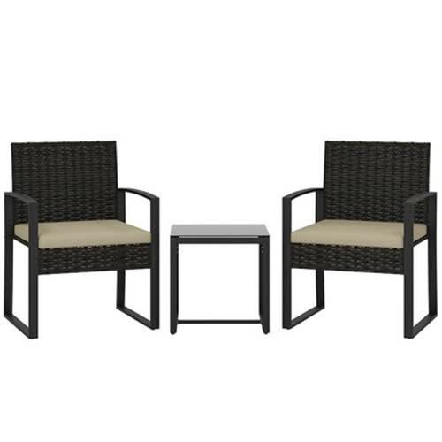 Piece rattan bistro - 3, for